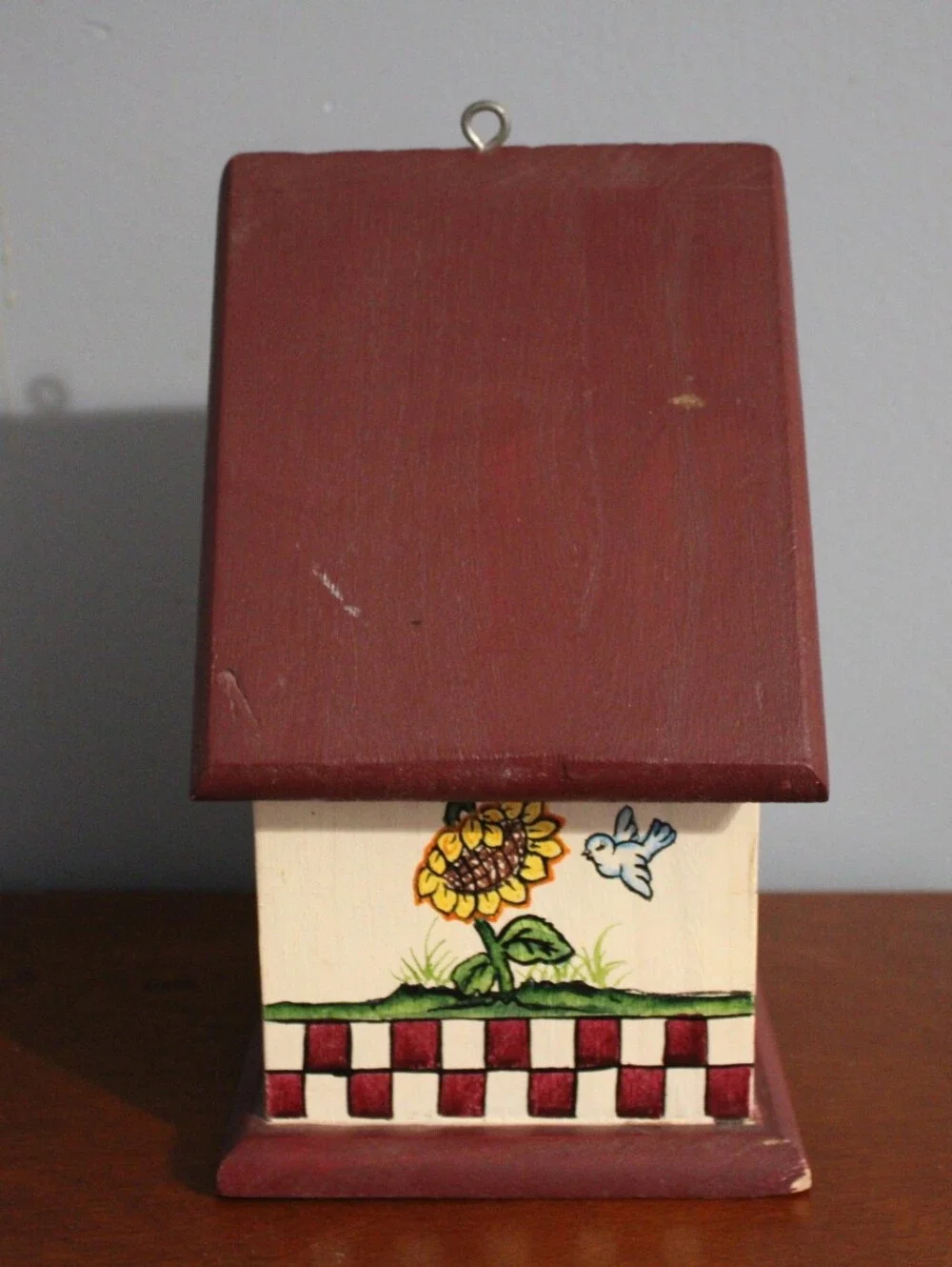 Home Tweet Home Sunflower Birdhouse Wall Decor - Brown & Yellow Vintage